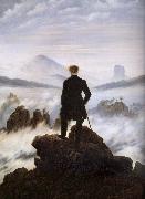 Caspar David Friedrich The walker above the mists USA oil painting artist